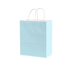 Пакет подарочный 22х27х11 см, голубой