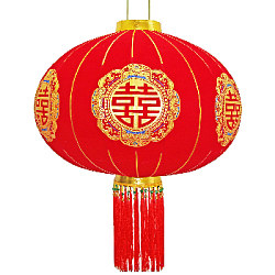 Китайский фонарь с кисточками Pro d-78 см, Процветание