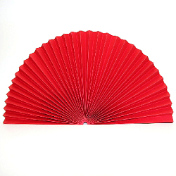 Веер-гармошка 180г/м 100 см, красный